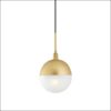 100 01132 04 φωτιστικό οροφής κρεμαστό χρυσό ματ d15cm luma lighting
