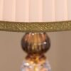 DAFNE LM Φωτιστικό επιτραπέζιο κρυστάλλινο λαμπατέρ golden teak φύλλο χρυσού Asfour crystals GRANDOLUCE