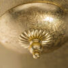 REINA SPL5 Φωτιστικό οροφής κρεμαστό κρυστάλλινο golden teak φύλλο χρυσού Scholer crystal 114-SPL5-GL-GT GRANDOLUCE