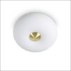 arizona pl3 φωτιστικό οροφής πλαφονιέρα λευκό γυαλί ∅40cm 214504 ideal lux 1