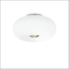 arizona pl3 φωτιστικό οροφής πλαφονιέρα λευκό γυαλί ∅40cm 214504 ideal lux