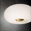 arizona sp3 φωτιστικό οροφής κρεμαστό λευκό γυαλί ∅40cm 214474 ideal lux 1