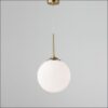 athena sp φωτιστικό οροφής κρεμαστό λευκό στρόγγυλο γυαλί ∅25cm 9191212 novaluce 4