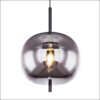 blacky sp1 φωτιστικό οροφής κρεμαστό φιμέ γυαλί ∅30cm 15345h1 globo lighting 2