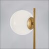 cantona tl φωτιστικό επιτραπέζιο οπάλ λευκό γυαλί πορτατίφ βάση μάρμαρο ∅56x22cm 9960618 novaluce 1
