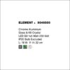 element ap φωτιστικό επιτοίχιο κρυστάλλινη απλίκα τοίχου ∅18x11cm 9046500 novaluce 4