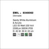 emil pl φωτιστικό οροφής πλαφονιέρα led λευκό ματ ∅45cm 30w 9349062 novaluce 6