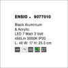 ensio tl φωτιστικό επιτραπέζιο led μαύρο ματ πορτατίφ h40x26cm 7w 9077010 novaluce 6
