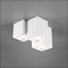 fernando pl3 φωτιστικό οροφής σποτ λευκό τετράγωνο gu10 ∅23x20cm 604900331 trio lighting