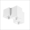 fernando pl3 φωτιστικό οροφής σποτ λευκό τετράγωνο gu10 ∅23x20cm 604900331 trio lighting 3