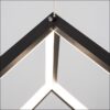 gabbia sp1 φωτιστικό οροφής κρεμαστό led μαύρο ματ ∅25x25cm 45w 9818251 novaluce 4
