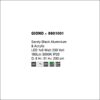 giono sp φωτιστικό οροφής κρεμαστό led μαύρο ματ ∅2cm h51cm 3w 9601001 novaluce 6