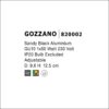 gozzano φωτιστικό οροφής σποτ εξωτερικό στρόγγυλο μαύρο gu10 h12cm 820002 novaluce 3