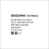 gozzano φωτιστικό οροφής σποτ εξωτερικό στρόγγυλο μαύρο gu10 h9cm 9174512 novaluce 3