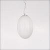 hector sp φωτιστικό οροφής κρεμαστό λευκό γυαλί ∅30cm 9190033 novaluce 1