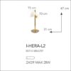 hera l2 φωτιστικό επιτραπέζιο πορτατίφ χρυσό luce ambiente design fan europe 4