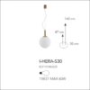 hera s30 φωτιστικό οροφής κρεμαστό χρυσό luce ambiente design fan europe 4