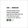 ice rl5 φωτιστικό οροφής κρεμαστό γραμμικό διάφανο σατινάτο γυαλί ∅84x12cm 9260235 novaluce 7