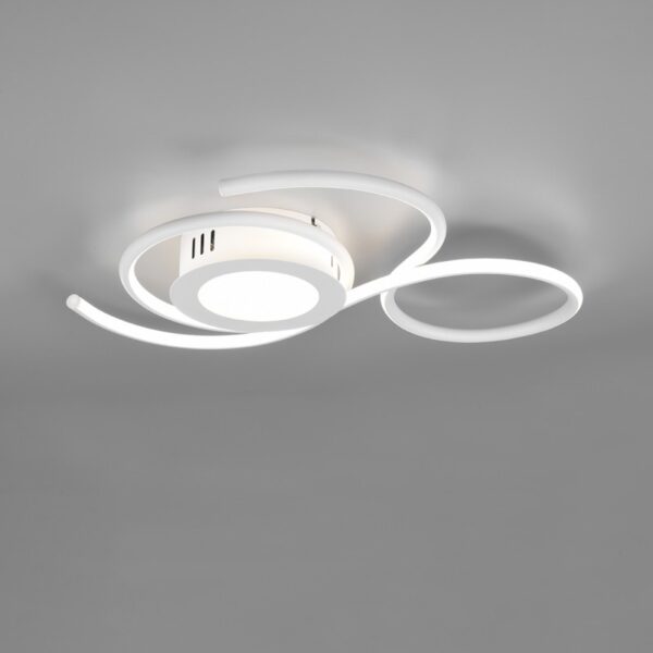 jive pl φωτιστικό οροφής λευκό led πλαφονιέρα ∅50x45cm 36w 623410231 trio lighting
