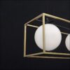 juliet rl3 φωτιστικό οροφής κρεμαστό ράγα χρυσό ματ μαύρο λευκό γυαλί l70cm 9206402 novaluce 2