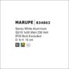 marupe φωτιστικό οροφής σποτ εξωτερικό λευκό gu10 h10cm 834863 novaluce 3