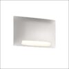 mode ap φωτιστικό επιτοίχιο step light λευκό led εξωτερικού χώρου 3w ∅135x87cm 4243200 viokef