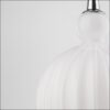 odell sp1 φωτιστικό οροφής κρεμαστό λευκό γυαλί ∅15cm 9190881 novaluce 2