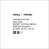 odell sp1 φωτιστικό οροφής κρεμαστό λευκό γυαλί ∅28cm 9190883 novaluce 5