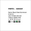 porto pl φωτιστικό οροφής πλαφονιέρα led μαύρο ματ ∅32x32cm 30w 9364037 novaluce 6