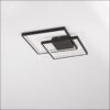 porto pl φωτιστικό οροφής πλαφονιέρα led μαύρο ματ ∅425x425cm 30w 9364035 novaluce 3