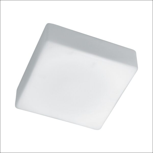 tito pl φωτιστικό οροφής πλαφονιέρα λευκό γυαλί οπάλ d28cm 4161600 viokef