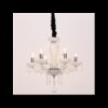 tulia φωτιστικό οροφής πολυέλαιος 6φωτο λευκό πολύφωτο blk82046pwc aca decor