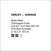 zarley sp3 φωτιστικό οροφής κρεμαστό σαμπανιζέ γυαλί ∅36cm 9066032 novaluce 6