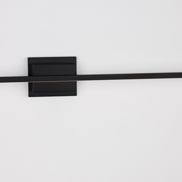 AZURE Φωτιστικό επίτοιχο μαύρο απλίκα μπάνιου led IP20 ∅90cm 9267019 NOVALUCE