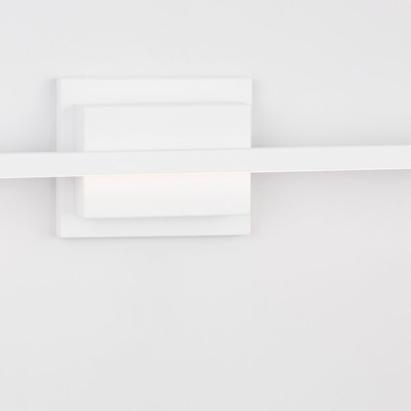 AZURE Φωτιστικό επίτοιχο λευκό απλίκα μπάνιου led IP20 ∅90cm 9267022 NOVALUCE