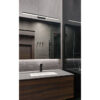 SUNNY Φωτιστικό επιτοίχιο μαύρο-απλίκα μπάνιου ∅59cm 4272101 VIOKEF