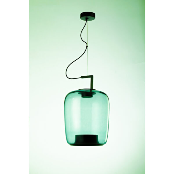 BLOOM-A-LG Φωτιστικό οροφής κρεμαστό πράσινο γυαλί ∅36cm 10-8632031 LUCIDO