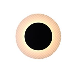 FANTASIA Φωτιστικό επιτοίχιο- απλίκα μεταλλική μαύρη led 7w ∅33cm 4287901 VIOKEF