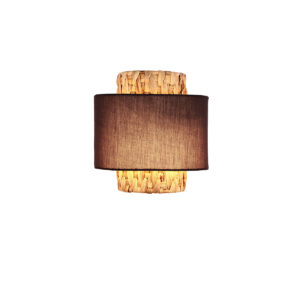 RIVIERA Φωτιστικό οροφής κρεμαστό bamboo φυσικό & ύφασμα  ∅30cm 4299400 VIOKEF (Αντιγραφή)