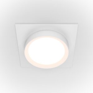 HOOP Φωτιστικό οροφής σποτ χωνευτό τετράγωνο λευκό DL086-GX53-SQ-W MAYTONI
