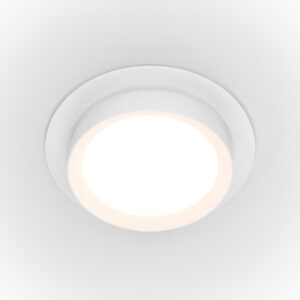 HOOP Φωτιστικό οροφής σποτ χωνευτό στρογγυλό λευκό DL086-GX53-RD-W MAYTONI